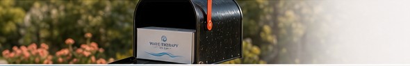 A personalized remedy delivered to a mailbox