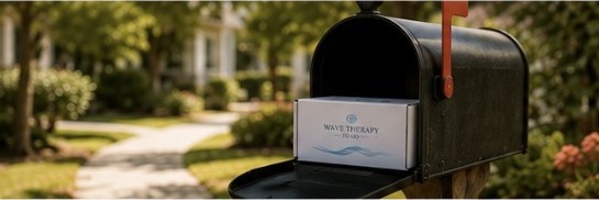 Wave Therapy To Go remedy delivered to a mailbox
