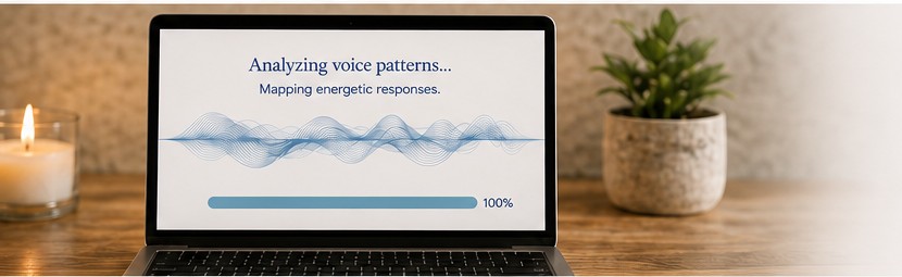 Voice patterns being mapped and analyzed